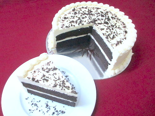 Black and White Chocolate Cake